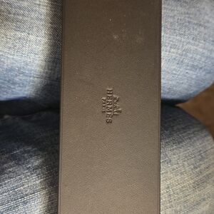 Hermès Brown Leather And Suede Gift Box